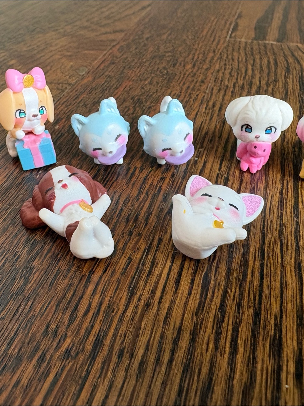 Little Live Pets Mama Surprise Families Dogs Puppies Lot of 7 Frenchie Spaniel